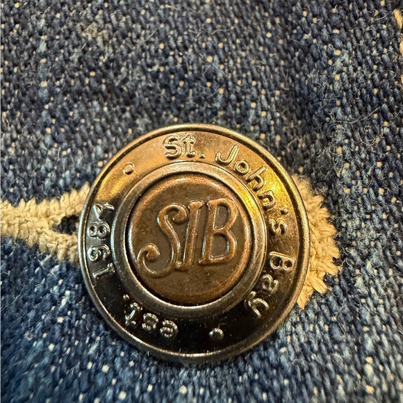 Vintage St. John's Bay Blue Denim Collection Vest NWOT - Picture 5 of 6